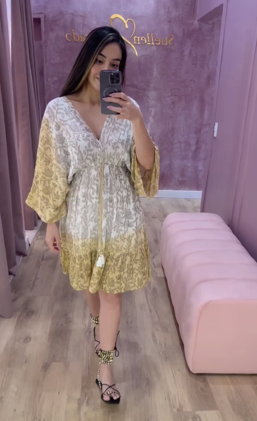 Vestido Paula Curto