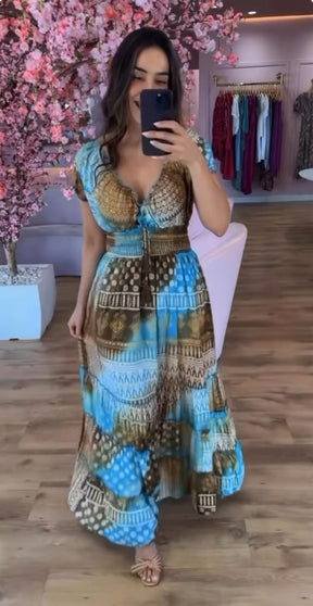 Vestido  Dafine   Longo