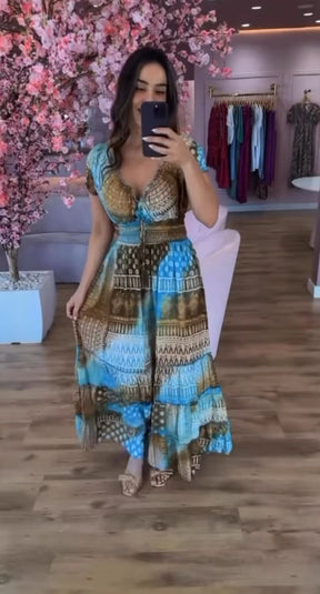 Vestido  Dafine   Longo